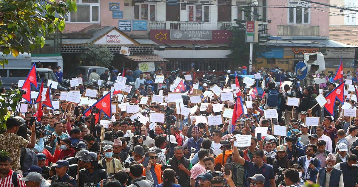 आन्दोलन जारी राख्ने रास्वपाको निर्णय