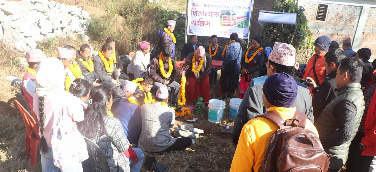 भोजपुरमा  शैक्षिक अनुसन्धान केन्द्रको भवन निर्माण हुँदै