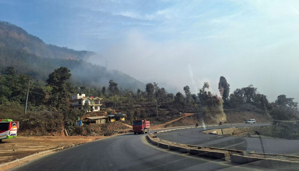 पुस २ गतेसम्म मुग्लिन–पोखरा सडक बन्द रहने