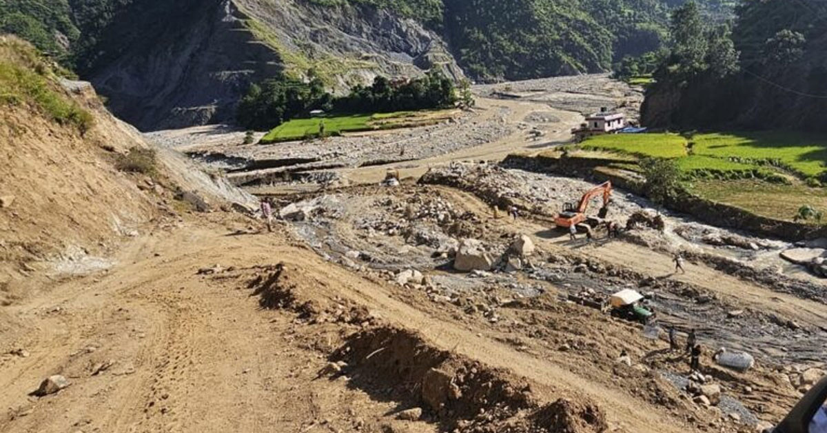 बीपी राजमार्ग पूर्ण रूपमा निर्माण हुन तीन वर्ष लाग्ने