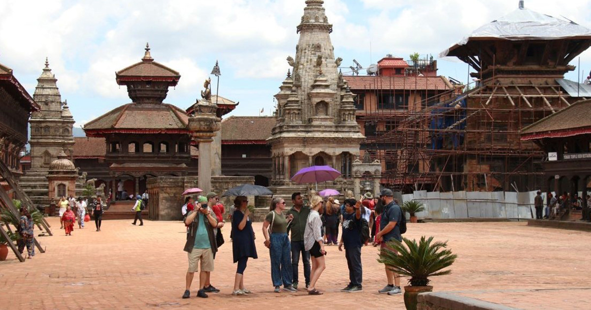 पुससम्ममा भक्तपुरमा आउने पर्यटक बढे