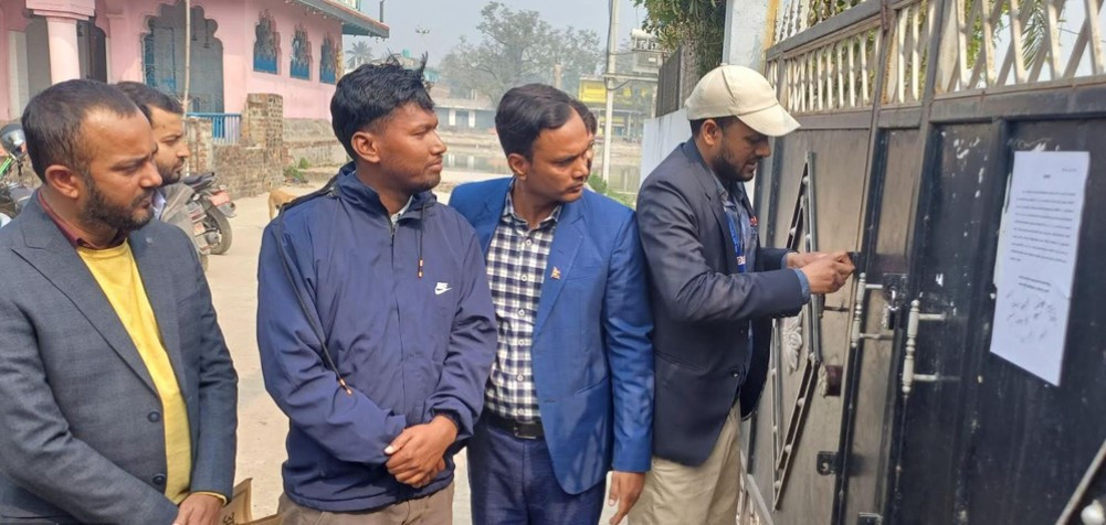 मधेश कृषि विश्वविद्यालयमा तालाबन्दी