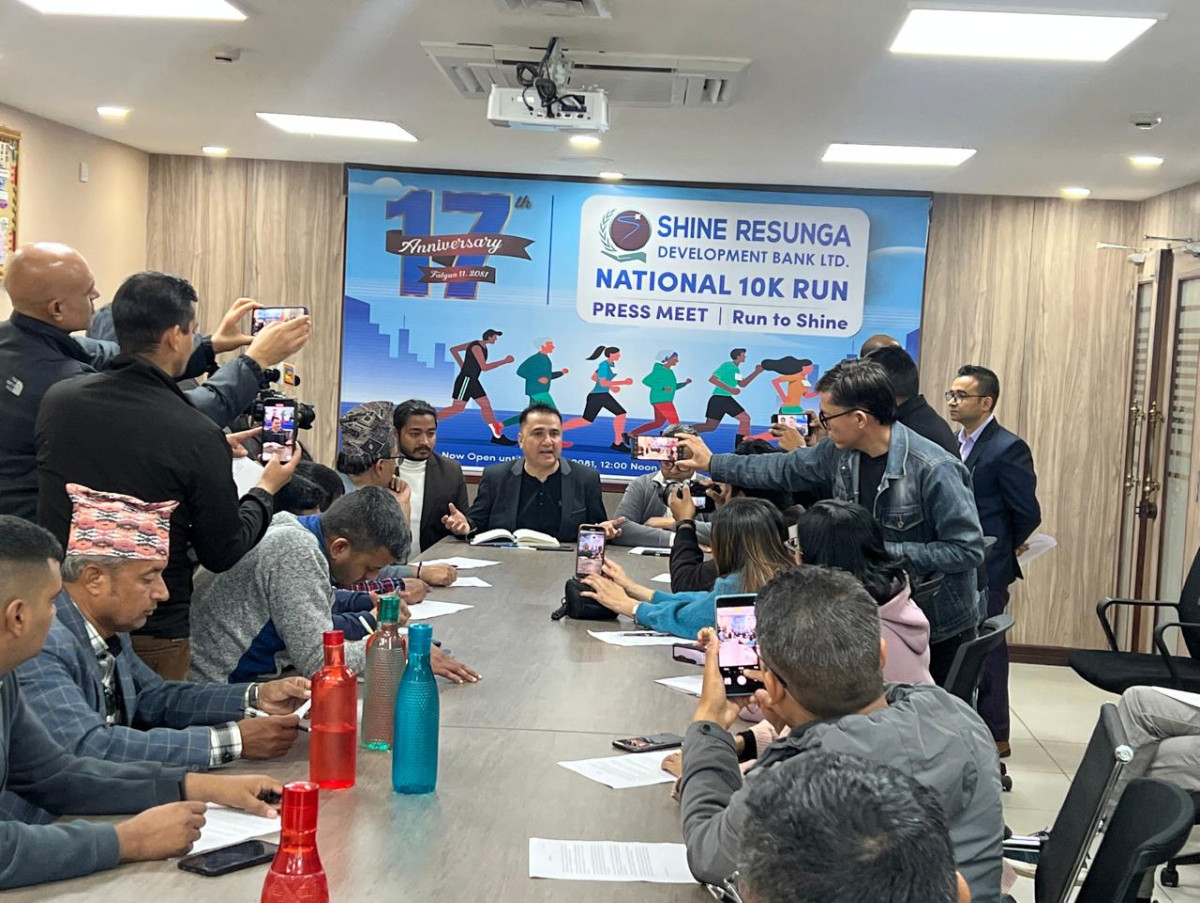 शाइन रेसुंगा राष्ट्रिय टेन के रन प्रतियोगितामा कीर्तिमानी मानन्धरलाई सद्भावना दूत नियुक्त