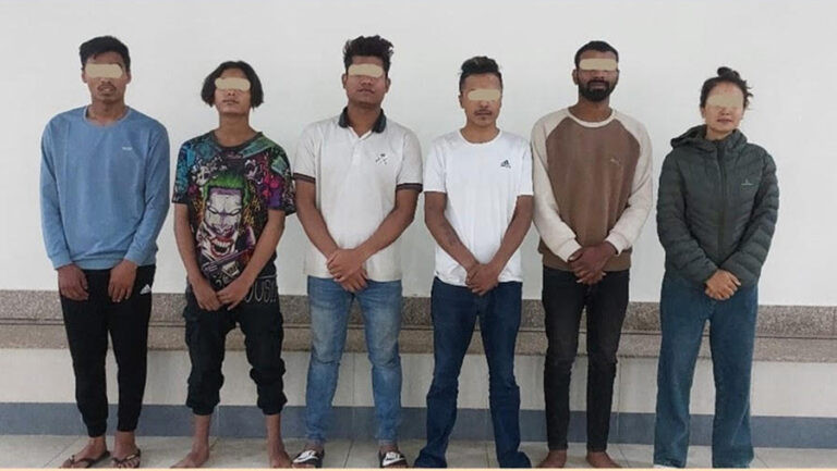 तीनकुने क्षेत्रमा आगजनी तोडफोड गर्ने थप ६ जना पक्राउ
