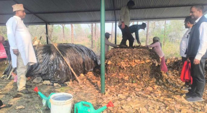 प्राङ्गारिक मल उत्पादन गर्दा डढेलो नियन्त्रणमा सहयोग