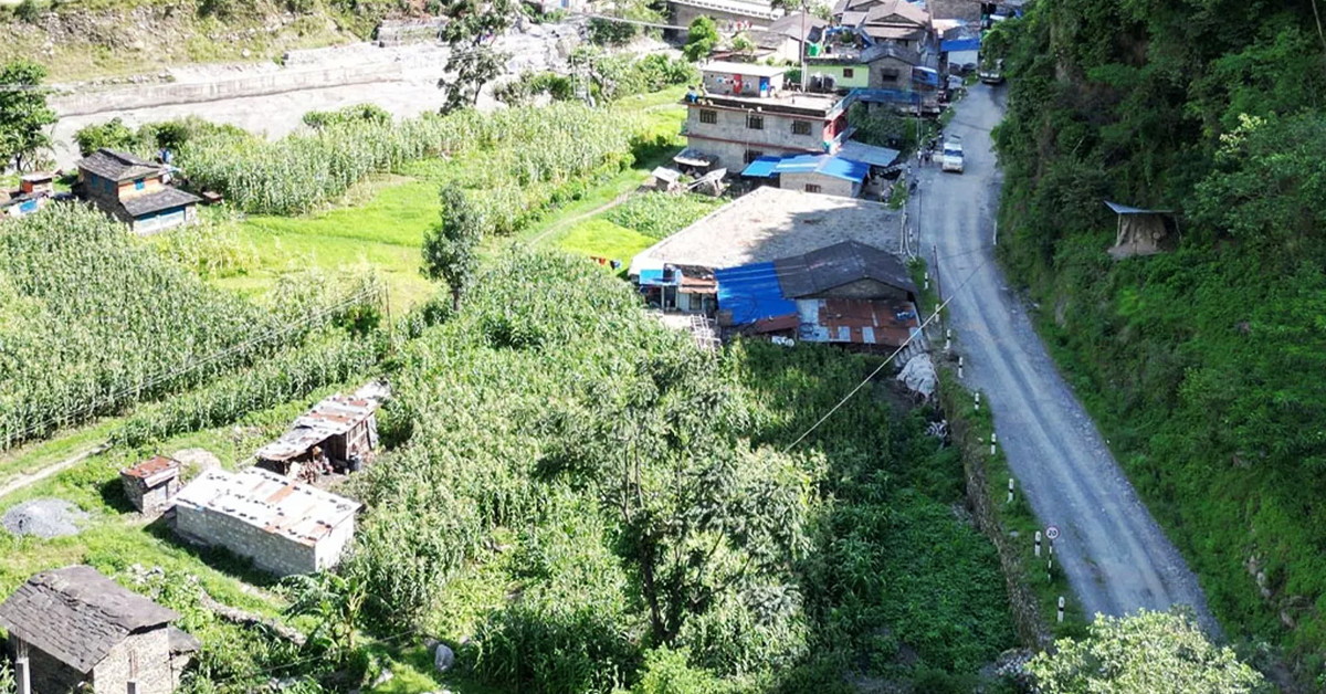 म्याग्दीमा ठूलो आयोजना कार्यान्वयनमा दरवाङ–मुना सडक स्तरान्नति