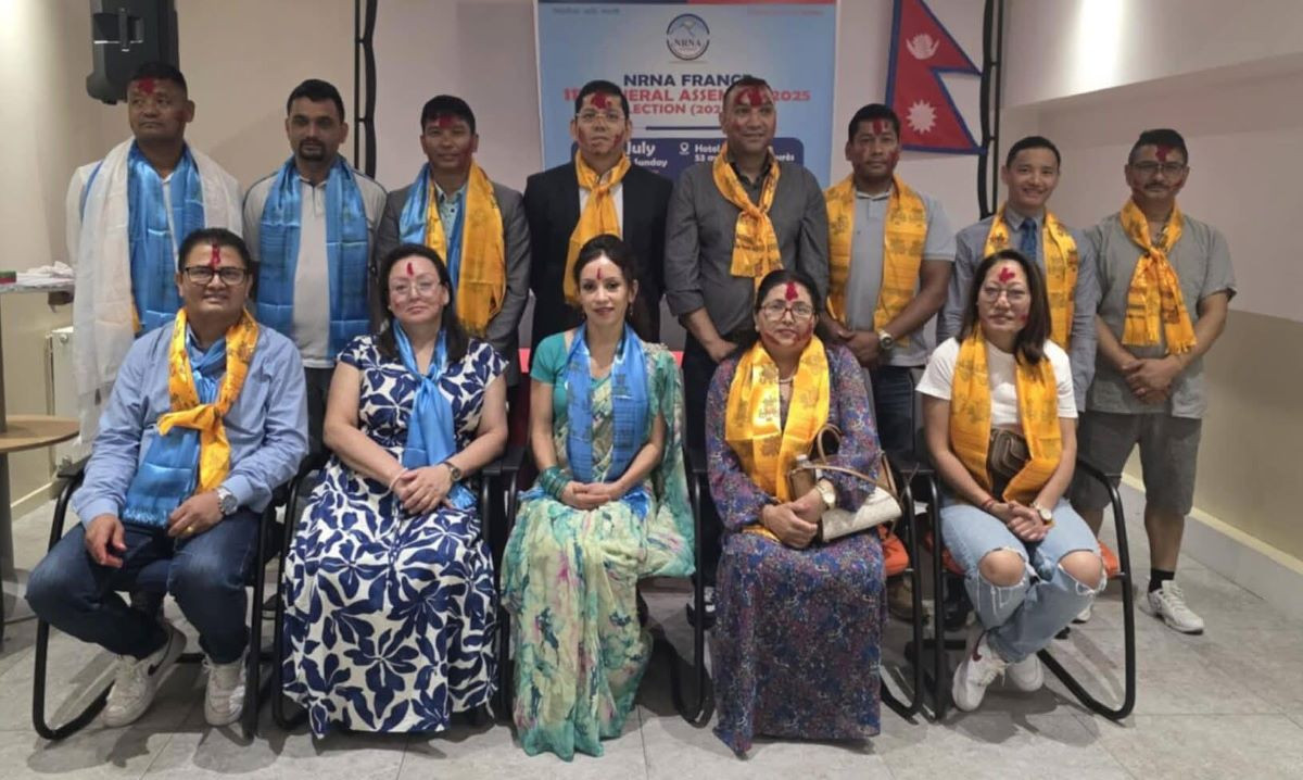 मिनबहादुर श्रेष्ठ एनआरएनए फ्रान्सको अध्यक्षमा चयन