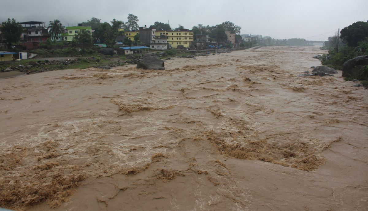 यी जिल्लामा छ आज बाढीको बहाव