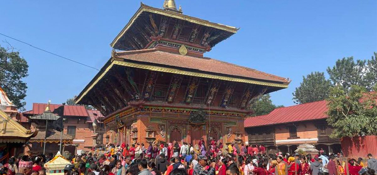 चाँगुनारायणमा विदेशी पर्यटकः वार्षिक एक करोड १९ लाख आम्दानी