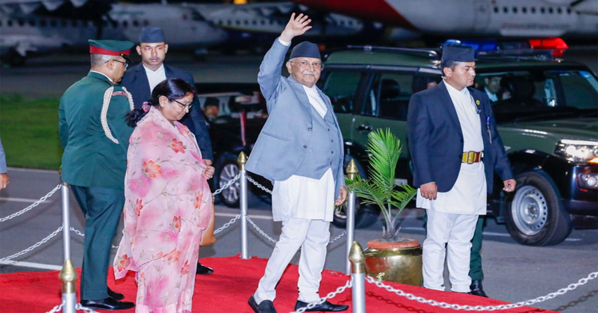 प्रधानमन्त्री ओली एलएलडिसी सम्मेलनमा भाग लिन तुर्कमेनिस्तान प्रस्थान
