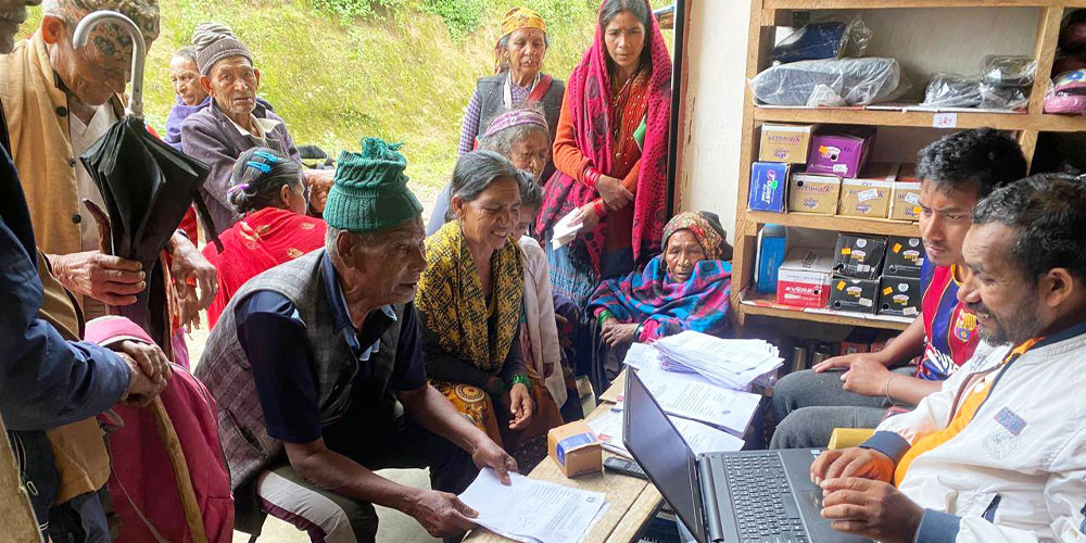 घरमै पुगेर सामाजिक सुरक्षा भत्ताको नविकरण
