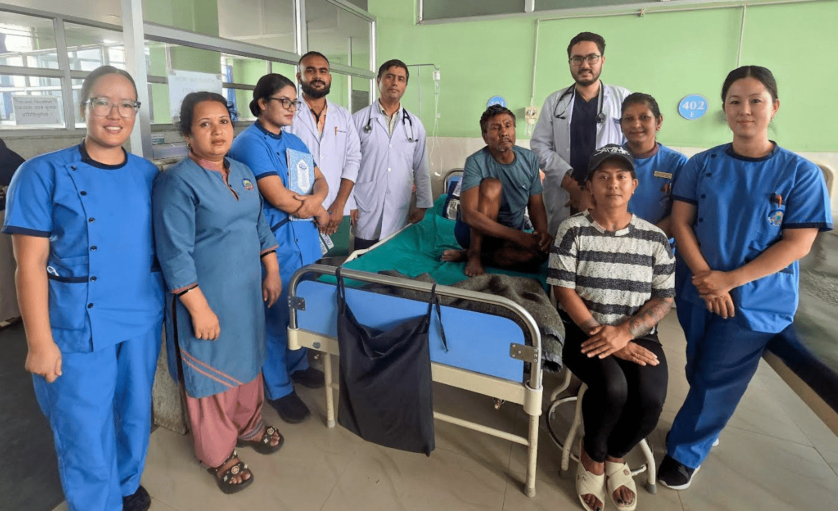 नेपाल मेडिकल कलेजमा हर्ट अट्याकबाट अन्तिम अवस्थामा पुगेका बिरामीको सफल उपचार