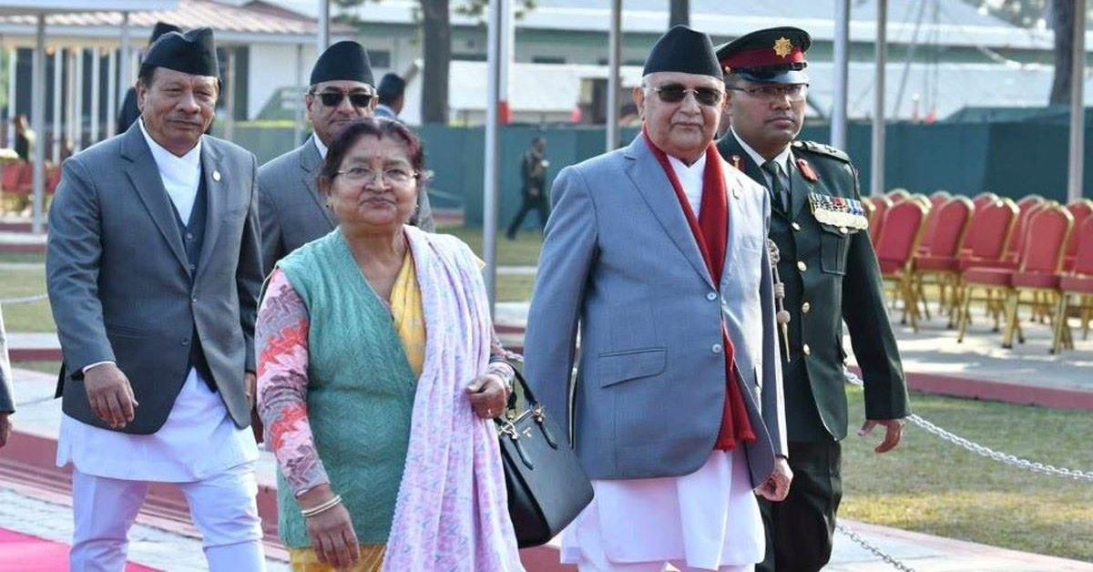 प्रधानमन्त्री ओली आज चीन प्रस्थान गर्दै