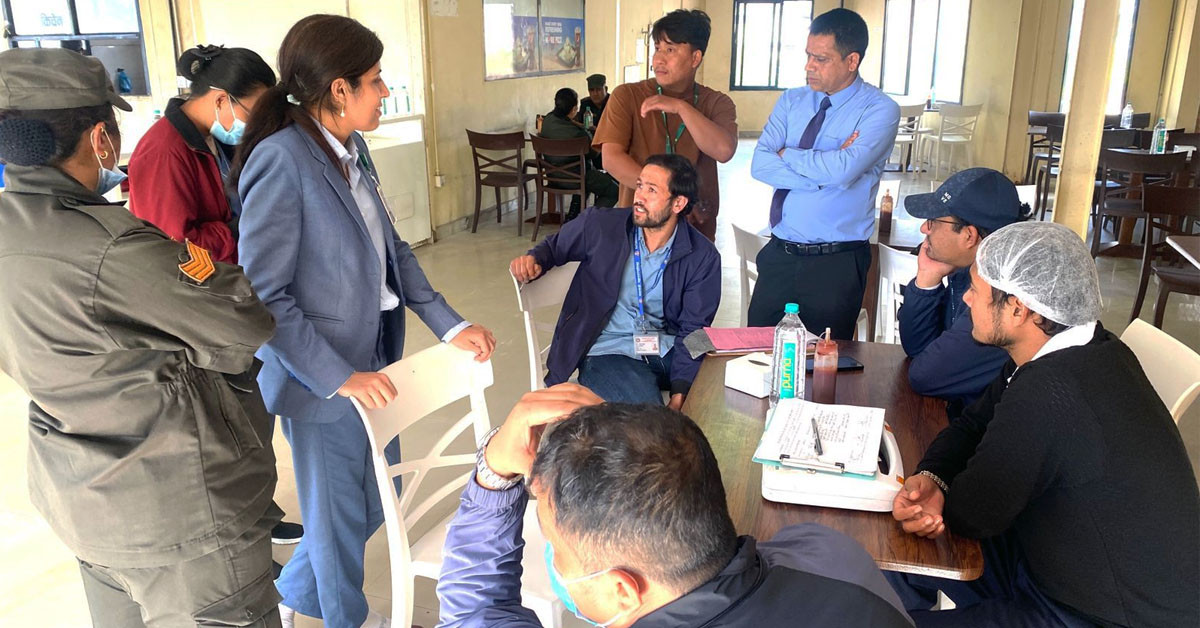 सरसफाइमा चरम लापरबाही चाबहिलस्थित ओम अस्पतालको क्यान्टिन तत्काल बन्द