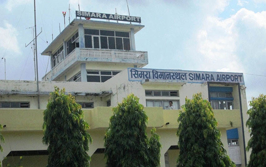 सिमरा विमानस्थल आसपास क्षेत्रमा फेरि कर्फ्यु आदेश जारी