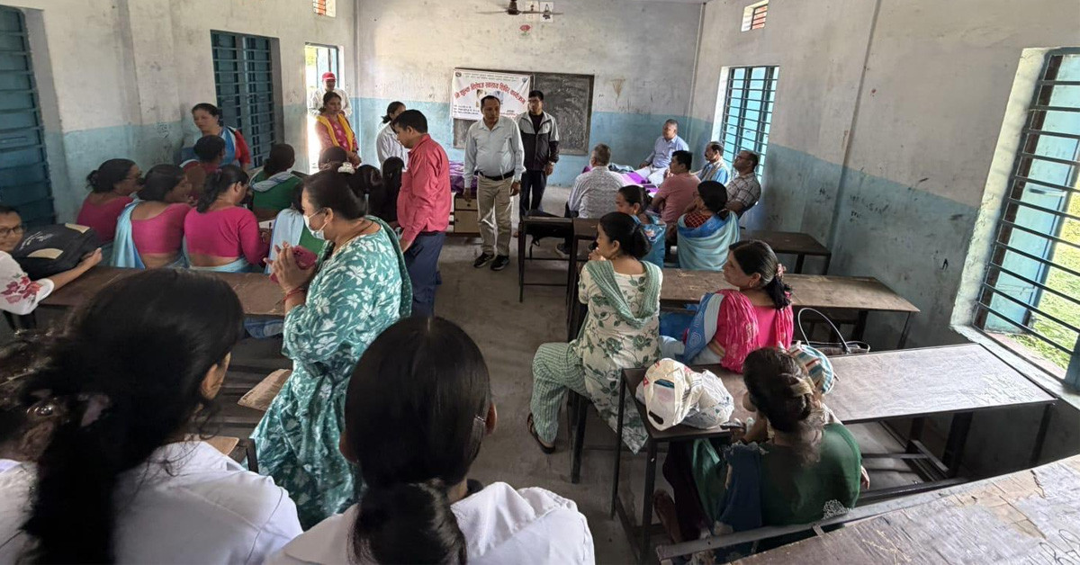 खल्ला मसेटीमा स्वास्थ्य शिविर सम्पन्न