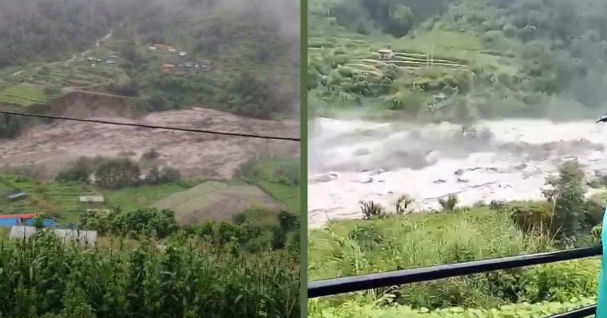 अन्नपूर्णको किम्रुङखोलामा बाढी