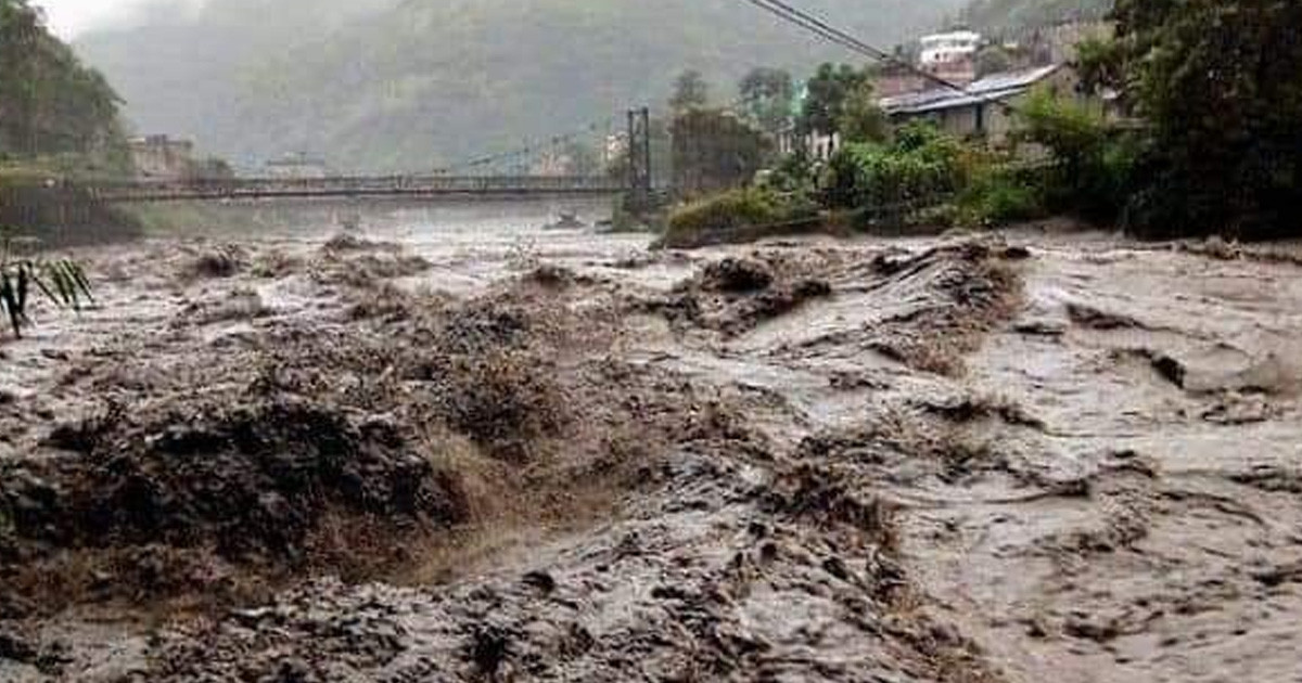 आज देशका विभिन्न १७ जिल्लामा आकस्मिक बाढीको सम्भावना