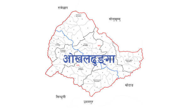 ओखलढुङ्गाको डाँडाखर्कमा दुई दशकदेखि पहिरोको त्रास, पाँच परिवार उच्च जोखिममा