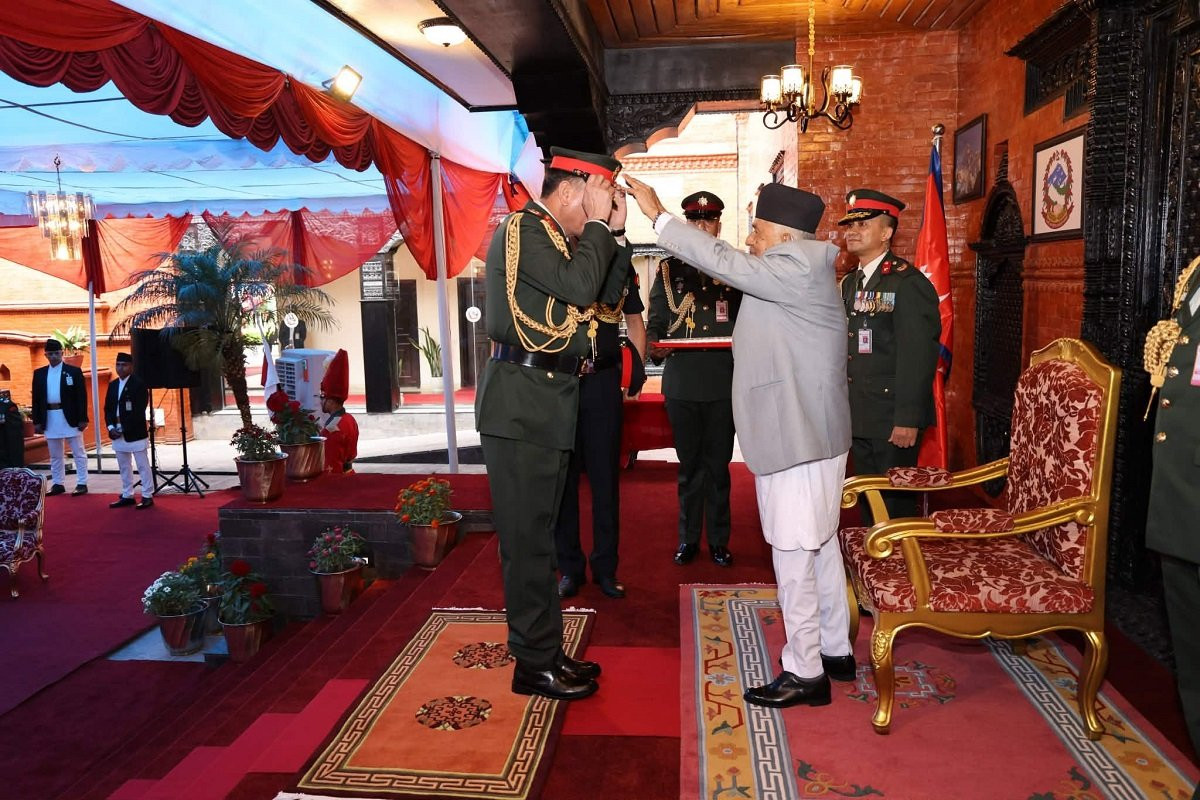 भारतीय स्थल सेनाध्यक्ष सेठलाई नेपाली सेनाको मानार्थ प्रधानसेनापतिको दर्जा प्रदान
