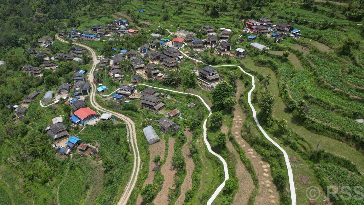 म्याग्दीमा एक वर्षमा चार किलोमिटरभन्दा बढी पदमार्ग निर्माण