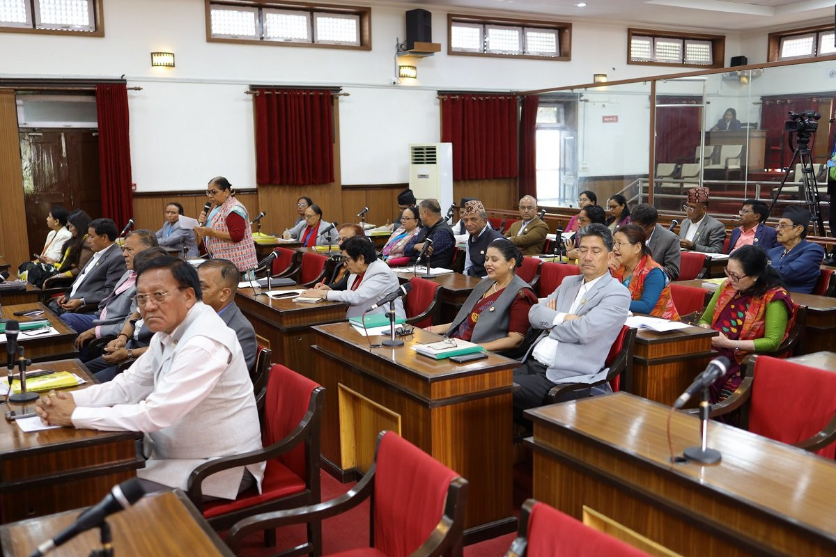 राष्ट्रियसभा बैठक भदौ ३१ गतेसम्मका लागि स्थगित